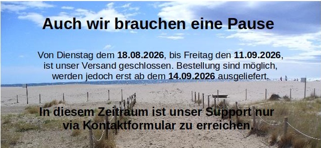 Urlaub 2026 Warenkorb