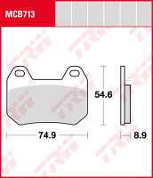 BMW K 1200 LT Integral ABS (Tokico Bremse), Bj. 11/00-09,...