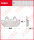Honda CD 250 U, Bj. 92-98, Bremsbeläge vorne, TRW Lucas MCB624, Organic Allround