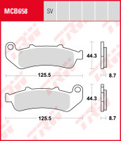Honda CBR 1000 F, Dual CBS, Bj. 93-01, SC24,...