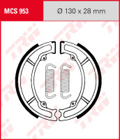 Keeway 125 Arn, Bj. 06-, Bremsbeläge hinten, TRW...