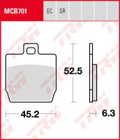 MBK EW 50 Stunt, Bj. 00-, SA09, Bremsbeläge vorne,...