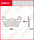 Polaris 800 Ranger RZR-4, EPS, Bj. 10-, Bremsbeläge hinten, TRW Lucas MCB857SI, Sinter Offroad