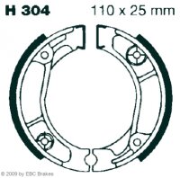 EBC Bremsbacken Satz H304, für Trommelbremse 110 x...