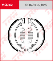 TRW Bremsbacken Satz MCS802, für Trommelbremse 160 x...