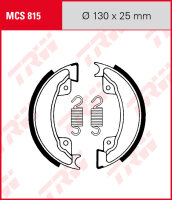 TRW Bremsbacken Satz MCS815, für Trommelbremse 130 x 25 mm