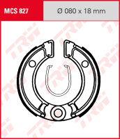 TRW Bremsbacken Satz MCS827, für Trommelbremse 80 x...