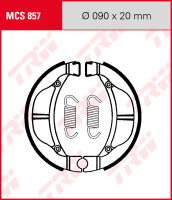 TRW Bremsbacken Satz MCS857, für Trommelbremse 90 x...