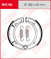 TRW Bremsbacken Satz MCS950, für Trommelbremse 180 x...