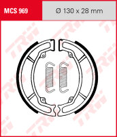 TRW Bremsbacken Satz MCS969, für Trommelbremse 130 x...