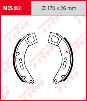 TRW Bremsbacken Satz MCS982, für Trommelbremse 170 x...