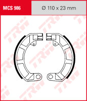 TRW Bremsbacken Satz MCS986, für Trommelbremse 110 x...