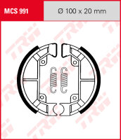 TRW Bremsbacken Satz MCS991, für Trommelbremse 100 x...